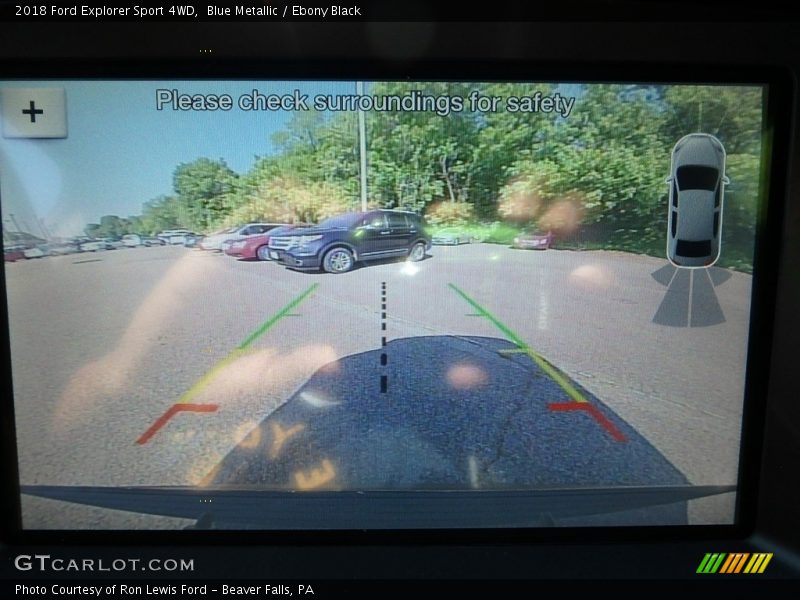 Blue Metallic / Ebony Black 2018 Ford Explorer Sport 4WD