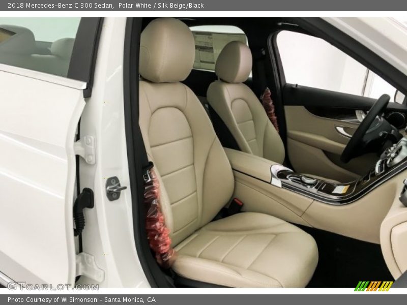 Polar White / Silk Beige/Black 2018 Mercedes-Benz C 300 Sedan