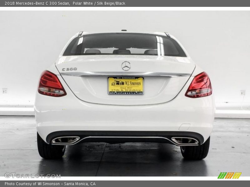 Polar White / Silk Beige/Black 2018 Mercedes-Benz C 300 Sedan