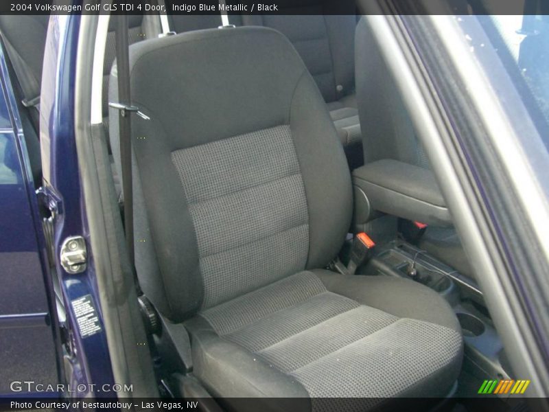 Indigo Blue Metallic / Black 2004 Volkswagen Golf GLS TDI 4 Door