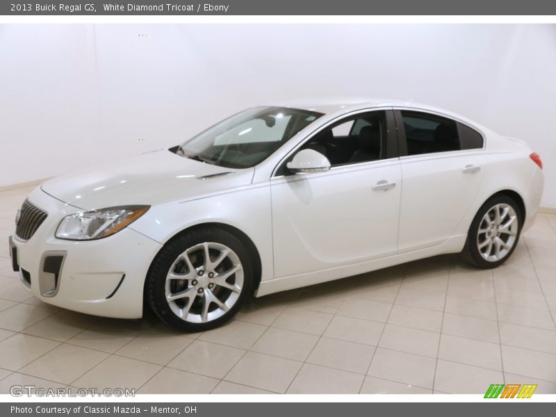 White Diamond Tricoat / Ebony 2013 Buick Regal GS