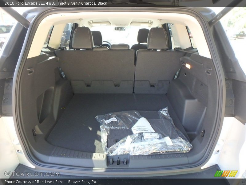 Ingot Silver / Charcoal Black 2018 Ford Escape SEL 4WD