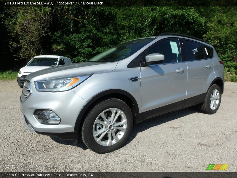 Ingot Silver / Charcoal Black 2018 Ford Escape SEL 4WD