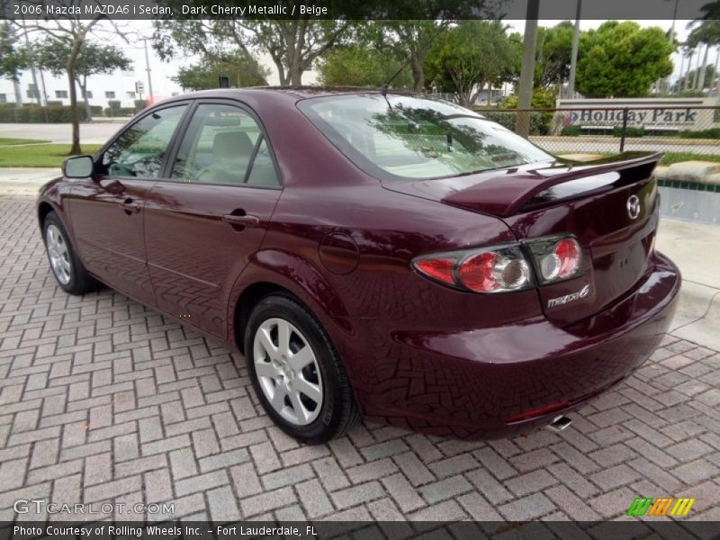 Dark Cherry Metallic / Beige 2006 Mazda MAZDA6 i Sedan