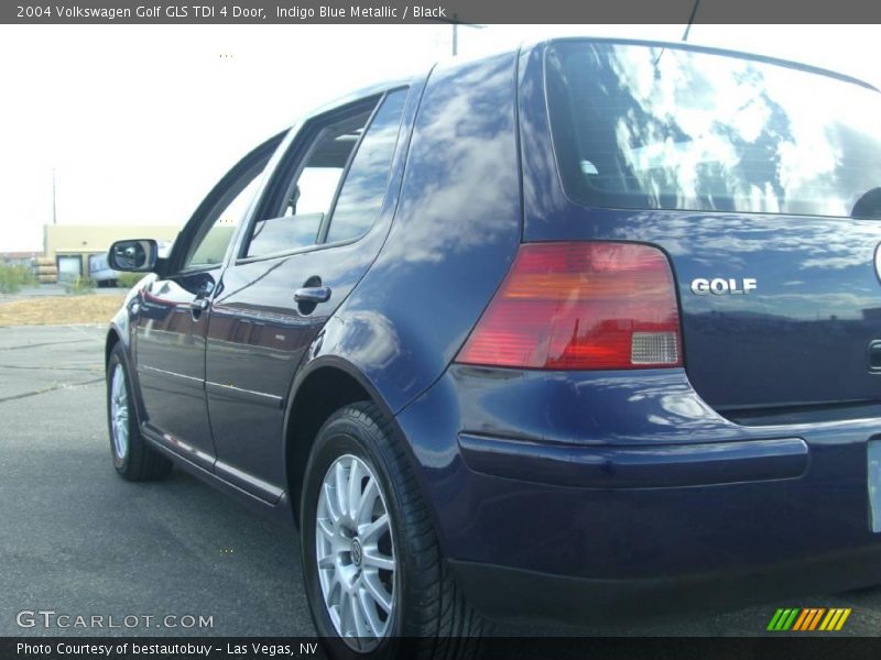 Indigo Blue Metallic / Black 2004 Volkswagen Golf GLS TDI 4 Door