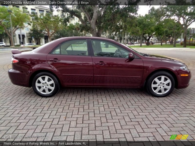 Dark Cherry Metallic / Beige 2006 Mazda MAZDA6 i Sedan