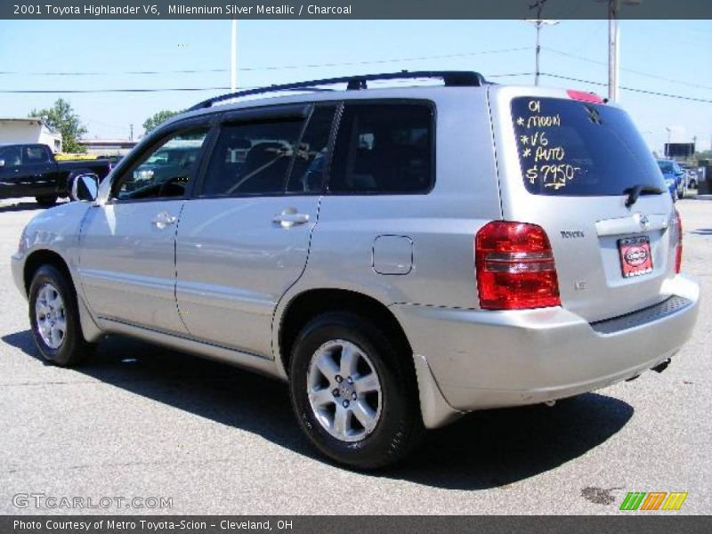 Millennium Silver Metallic / Charcoal 2001 Toyota Highlander V6