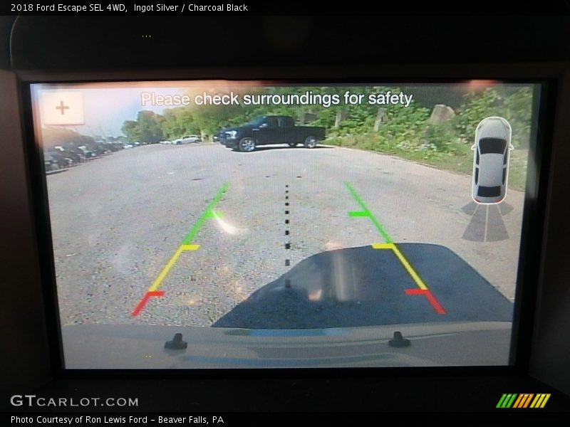 Ingot Silver / Charcoal Black 2018 Ford Escape SEL 4WD