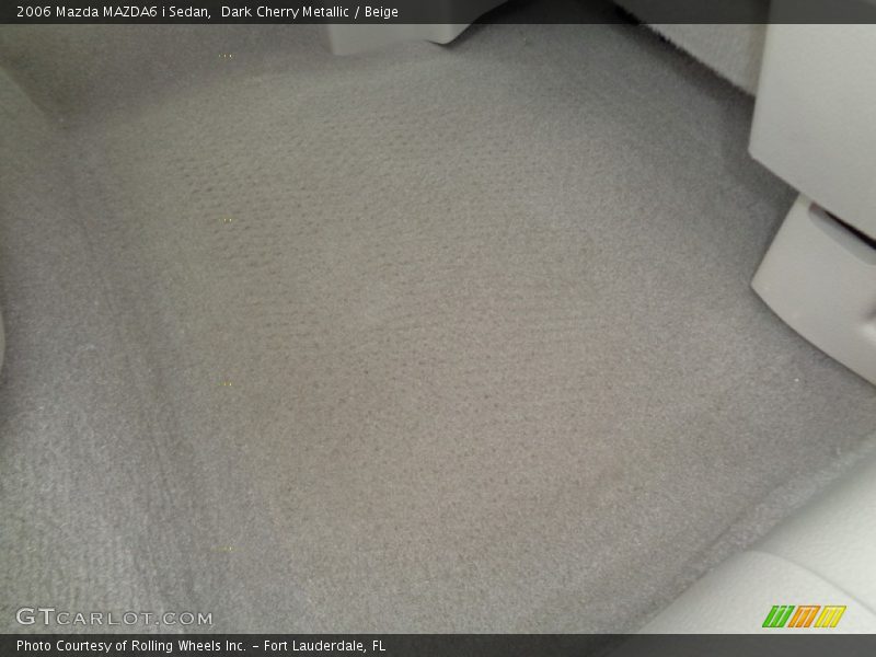 Dark Cherry Metallic / Beige 2006 Mazda MAZDA6 i Sedan