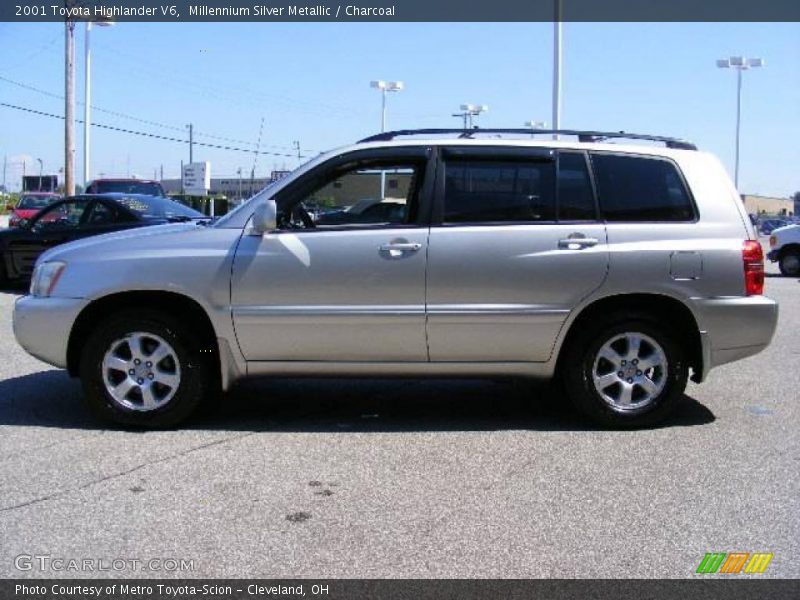 Millennium Silver Metallic / Charcoal 2001 Toyota Highlander V6