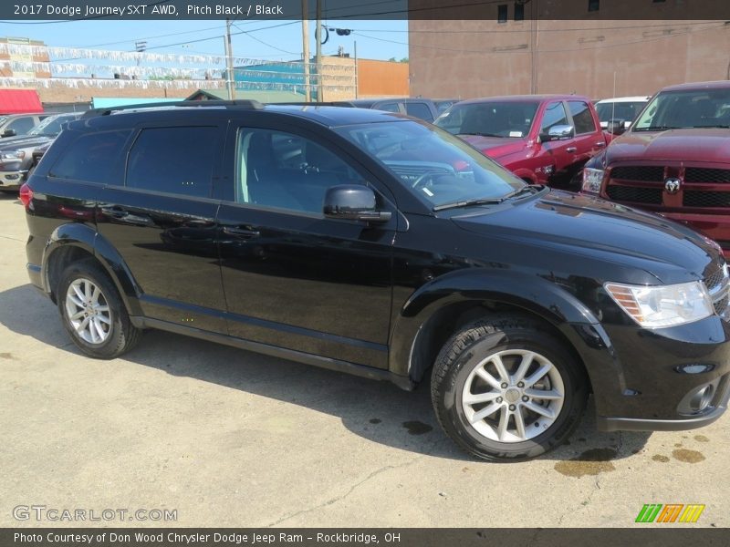Pitch Black / Black 2017 Dodge Journey SXT AWD