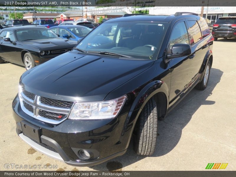 Pitch Black / Black 2017 Dodge Journey SXT AWD