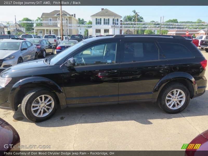 Pitch Black / Black 2017 Dodge Journey SXT AWD