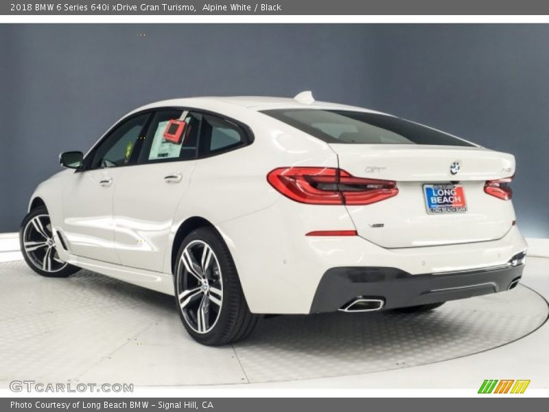 Alpine White / Black 2018 BMW 6 Series 640i xDrive Gran Turismo