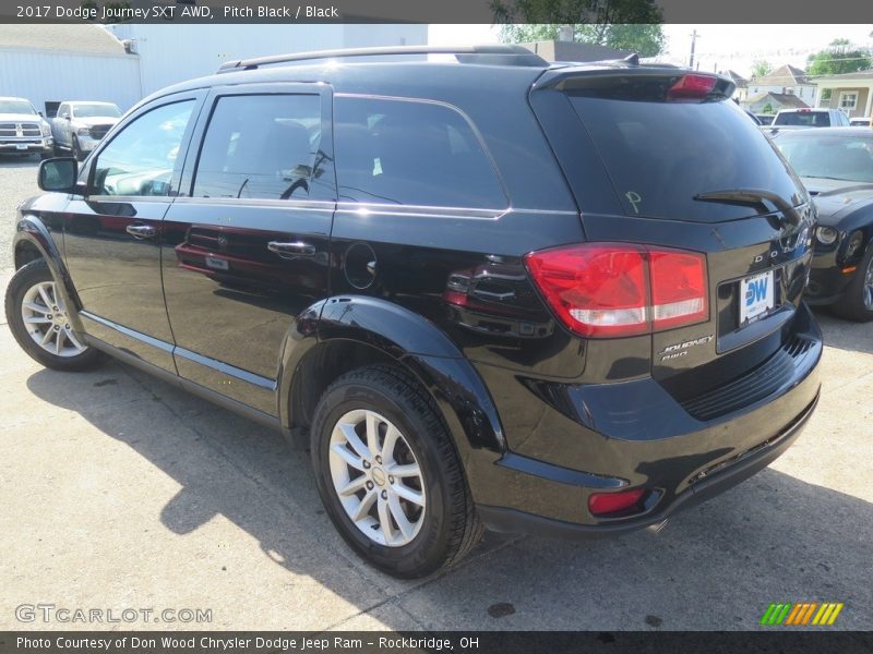 Pitch Black / Black 2017 Dodge Journey SXT AWD