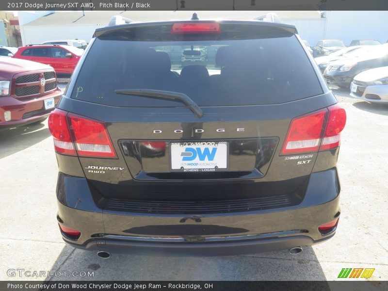 Pitch Black / Black 2017 Dodge Journey SXT AWD