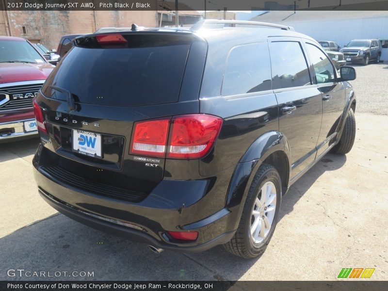 Pitch Black / Black 2017 Dodge Journey SXT AWD