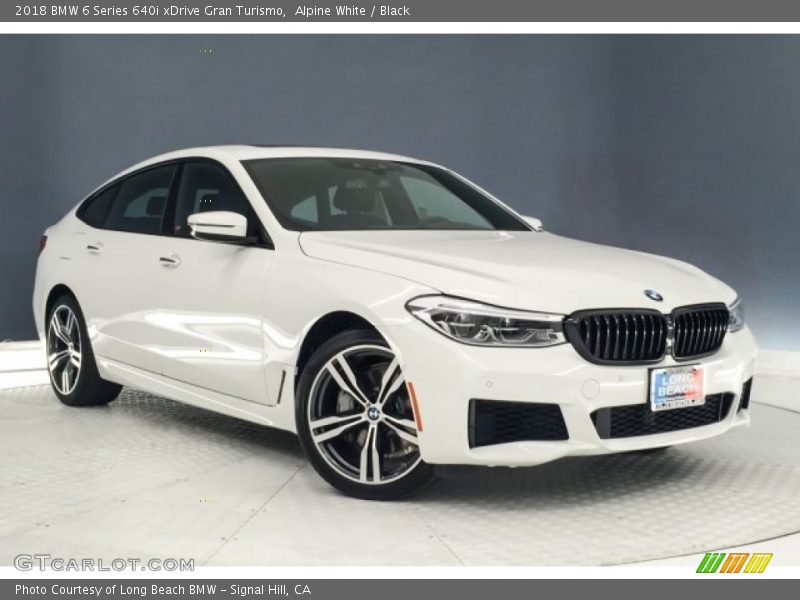 Alpine White / Black 2018 BMW 6 Series 640i xDrive Gran Turismo