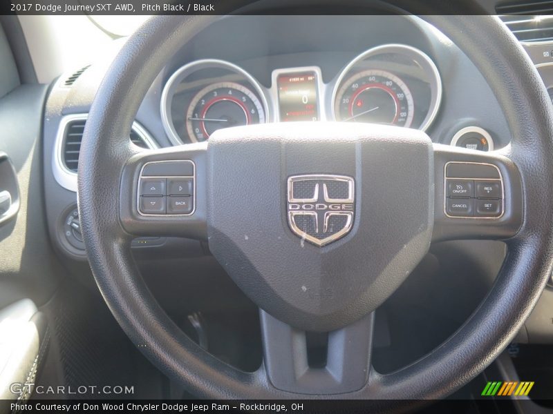 Pitch Black / Black 2017 Dodge Journey SXT AWD