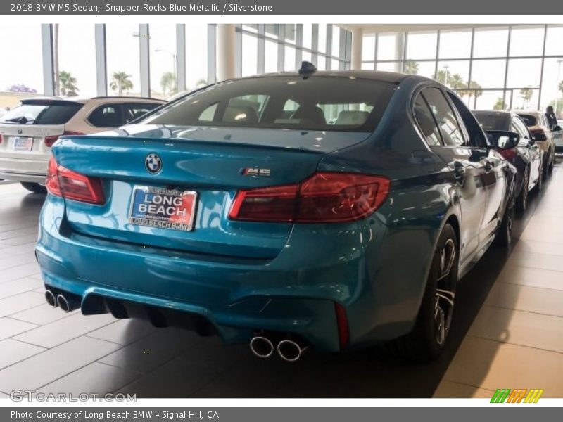 Snapper Rocks Blue Metallic / Silverstone 2018 BMW M5 Sedan