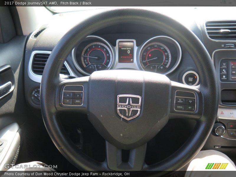 Pitch Black / Black 2017 Dodge Journey SXT AWD