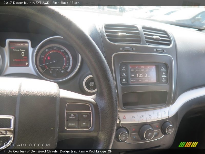 Pitch Black / Black 2017 Dodge Journey SXT AWD