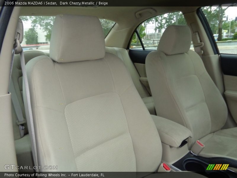 Dark Cherry Metallic / Beige 2006 Mazda MAZDA6 i Sedan