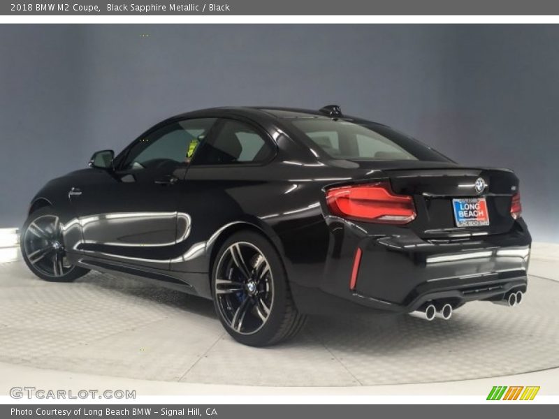 Black Sapphire Metallic / Black 2018 BMW M2 Coupe