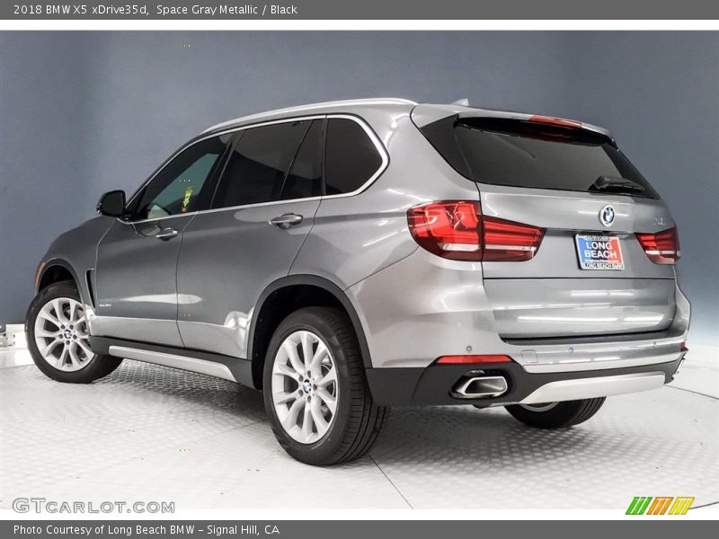Space Gray Metallic / Black 2018 BMW X5 xDrive35d