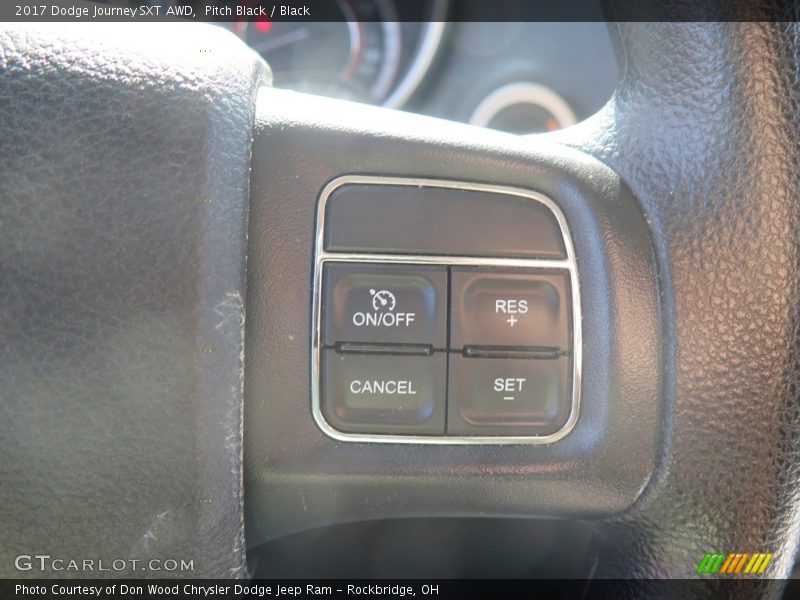 Pitch Black / Black 2017 Dodge Journey SXT AWD