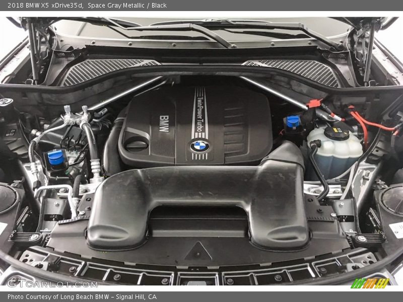 Space Gray Metallic / Black 2018 BMW X5 xDrive35d