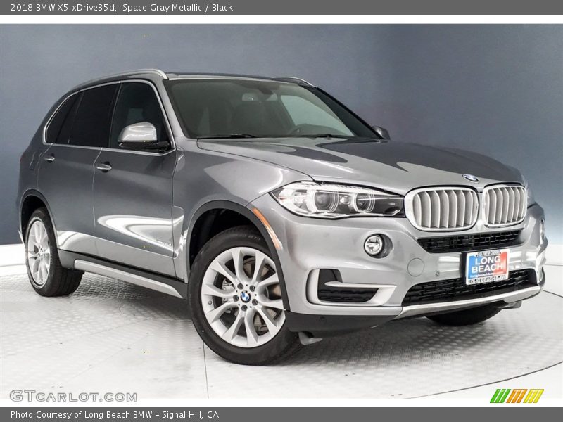 Space Gray Metallic / Black 2018 BMW X5 xDrive35d
