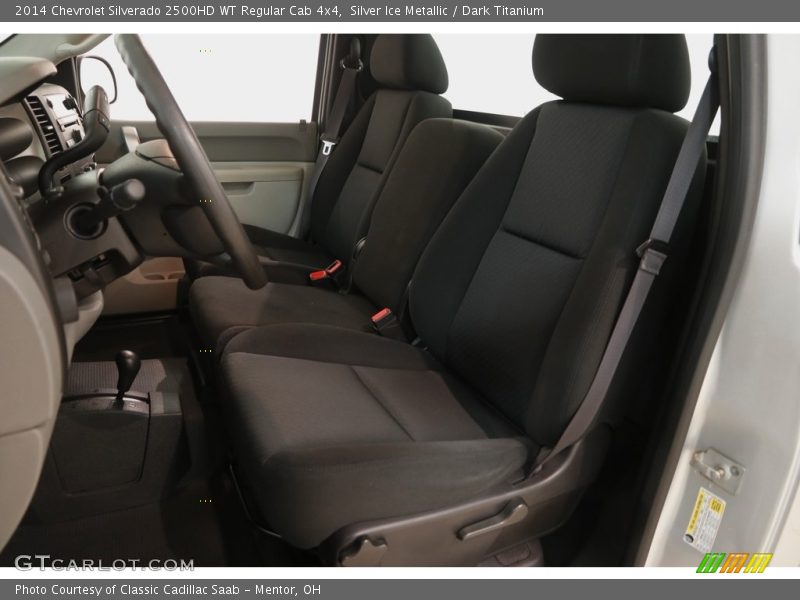 Silver Ice Metallic / Dark Titanium 2014 Chevrolet Silverado 2500HD WT Regular Cab 4x4