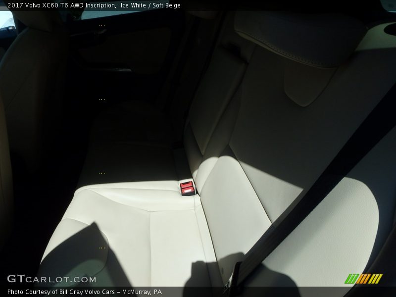 Ice White / Soft Beige 2017 Volvo XC60 T6 AWD Inscription
