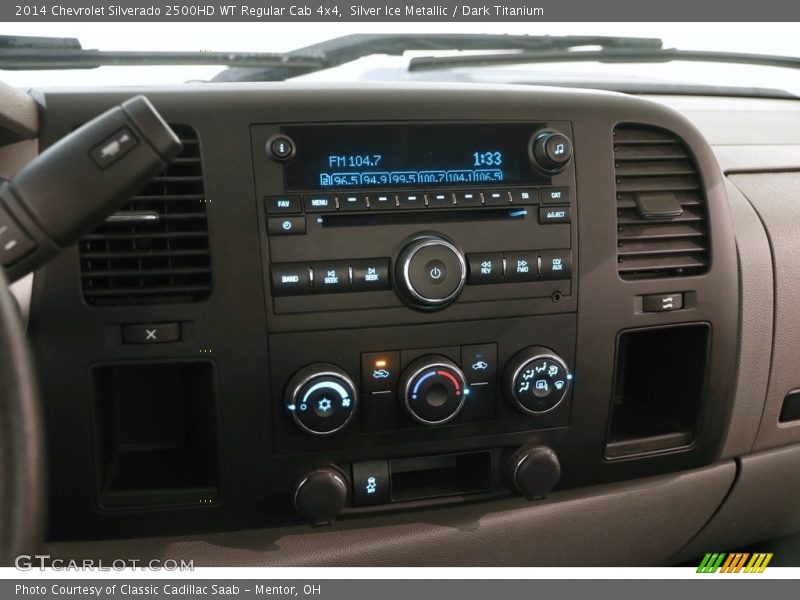 Silver Ice Metallic / Dark Titanium 2014 Chevrolet Silverado 2500HD WT Regular Cab 4x4