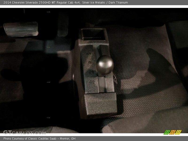 Silver Ice Metallic / Dark Titanium 2014 Chevrolet Silverado 2500HD WT Regular Cab 4x4
