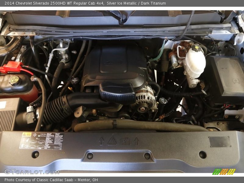 Silver Ice Metallic / Dark Titanium 2014 Chevrolet Silverado 2500HD WT Regular Cab 4x4