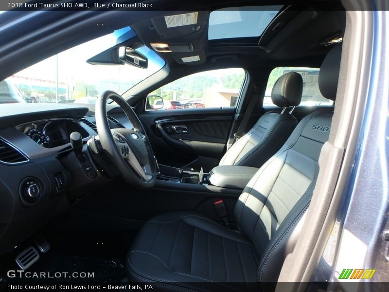 Front Seat of 2018 Taurus SHO AWD