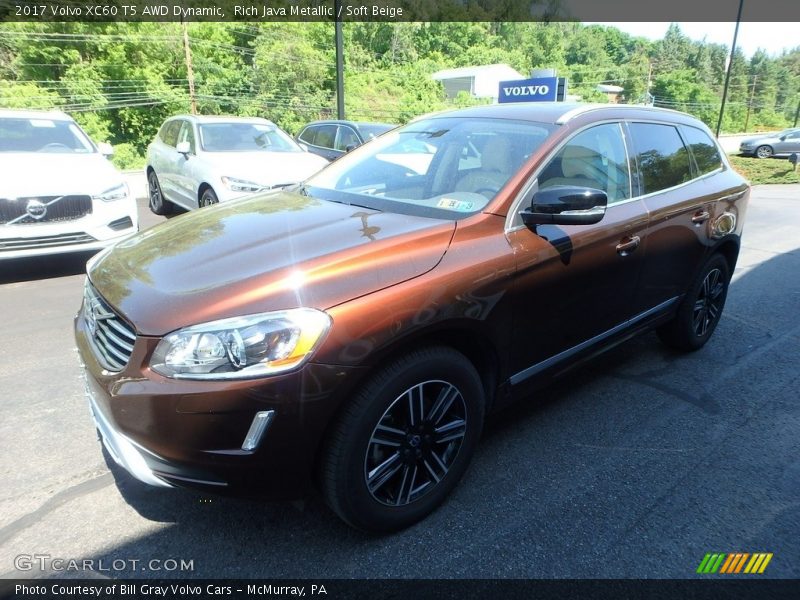 Rich Java Metallic / Soft Beige 2017 Volvo XC60 T5 AWD Dynamic