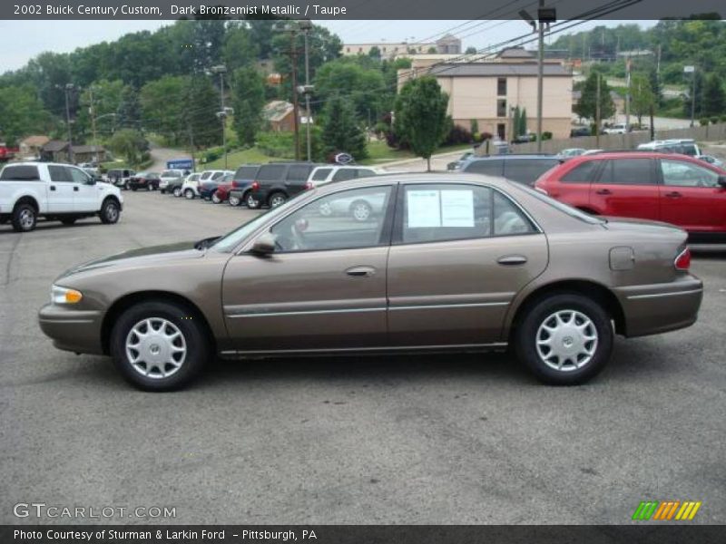 Dark Bronzemist Metallic / Taupe 2002 Buick Century Custom