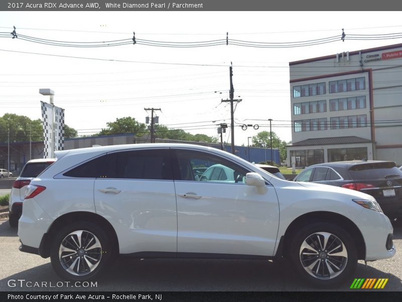 White Diamond Pearl / Parchment 2017 Acura RDX Advance AWD