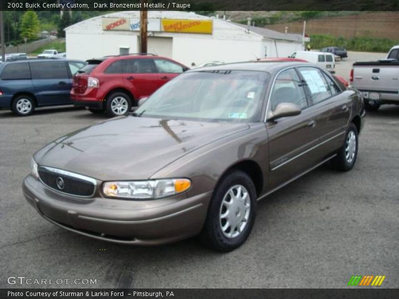 Dark Bronzemist Metallic / Taupe 2002 Buick Century Custom