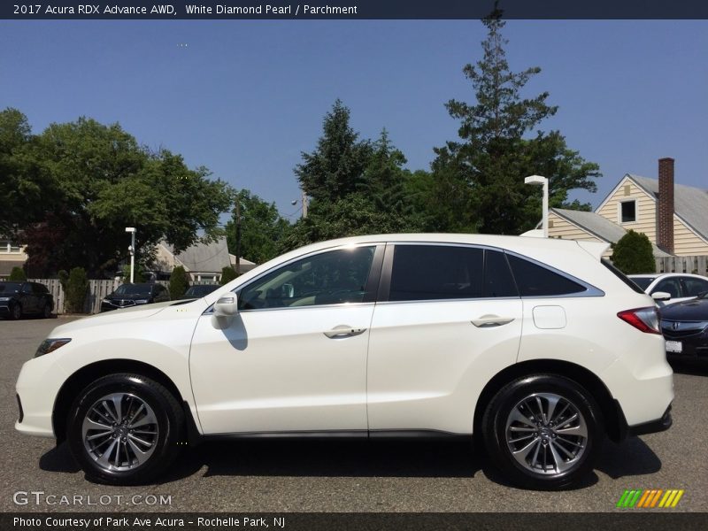 White Diamond Pearl / Parchment 2017 Acura RDX Advance AWD