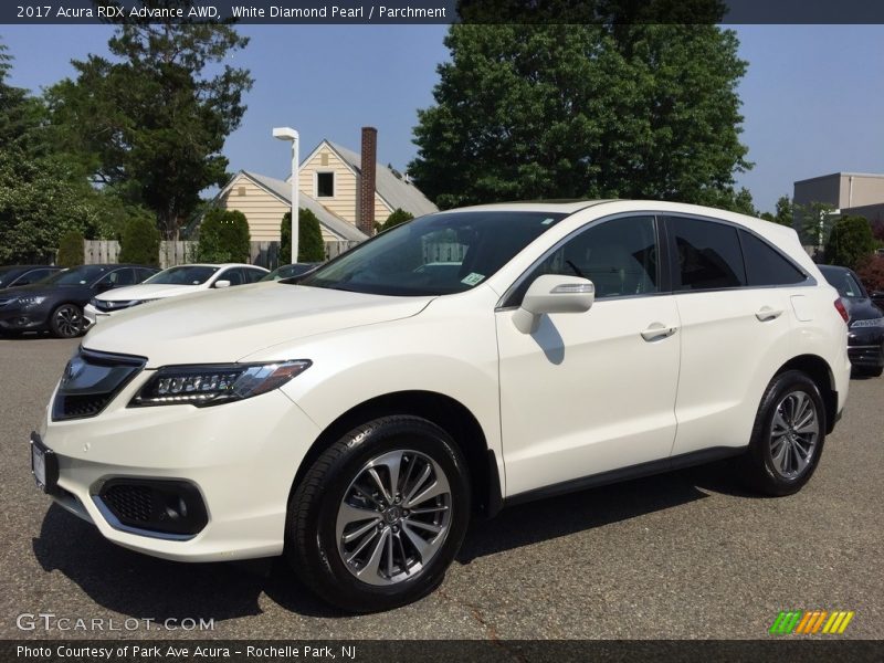 White Diamond Pearl / Parchment 2017 Acura RDX Advance AWD