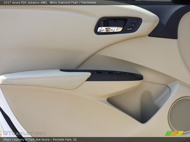 White Diamond Pearl / Parchment 2017 Acura RDX Advance AWD
