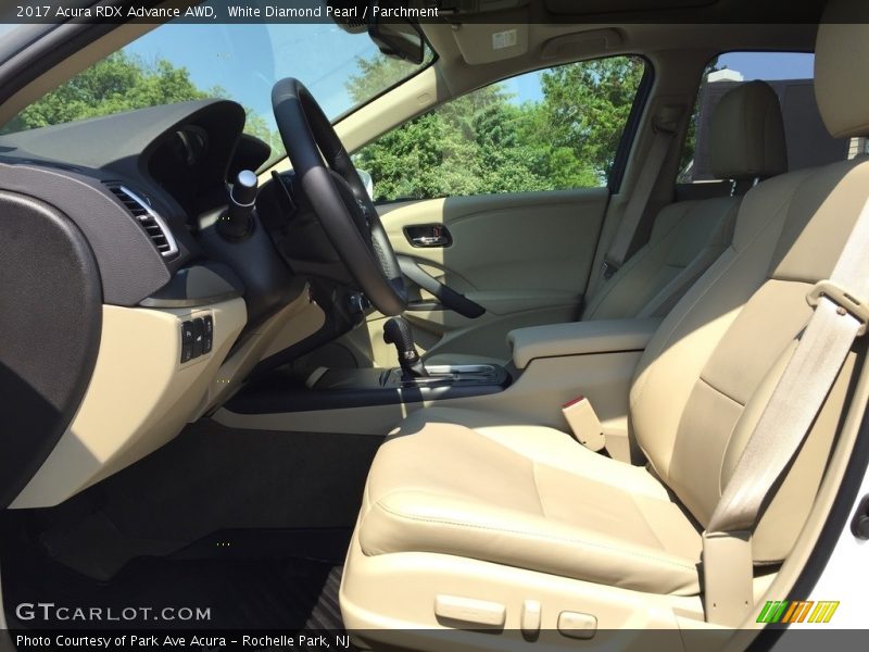 White Diamond Pearl / Parchment 2017 Acura RDX Advance AWD