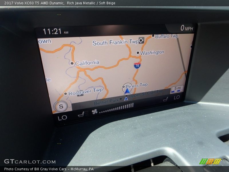Rich Java Metallic / Soft Beige 2017 Volvo XC60 T5 AWD Dynamic