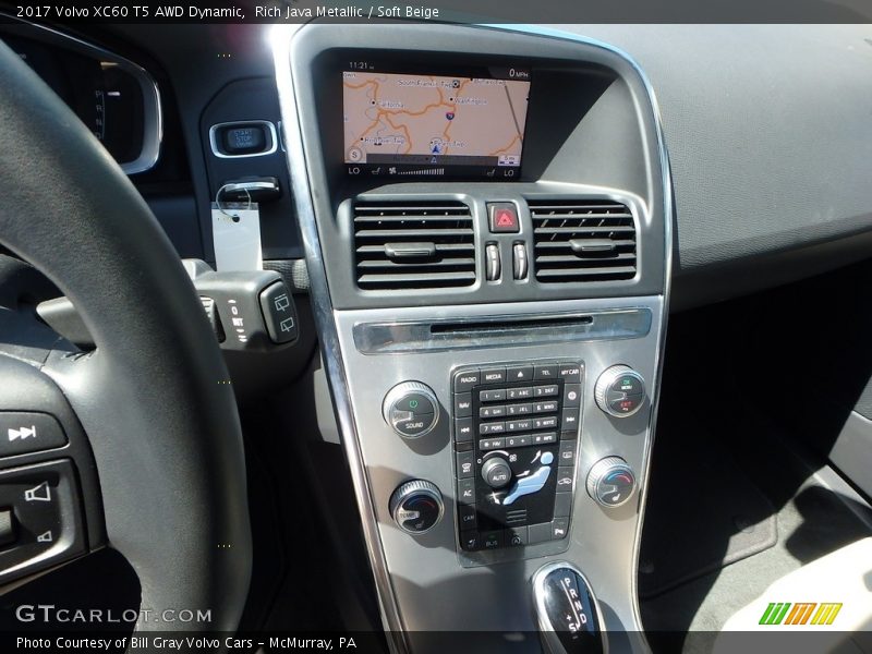 Rich Java Metallic / Soft Beige 2017 Volvo XC60 T5 AWD Dynamic