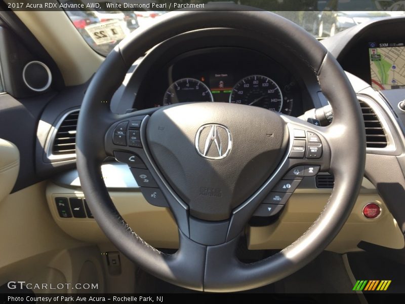 White Diamond Pearl / Parchment 2017 Acura RDX Advance AWD