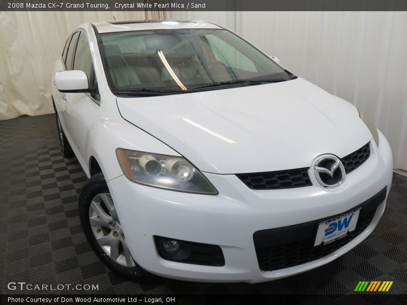 Crystal White Pearl Mica / Sand 2008 Mazda CX-7 Grand Touring